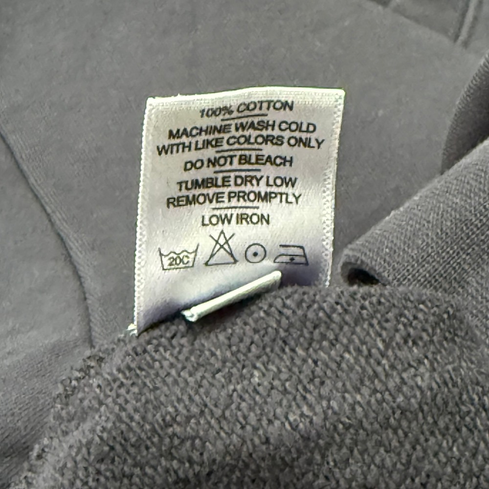 American Giant French Terry Crew Sweatshirt Womens Large Blue $80 USA New NWOT - Picture 3 of 6